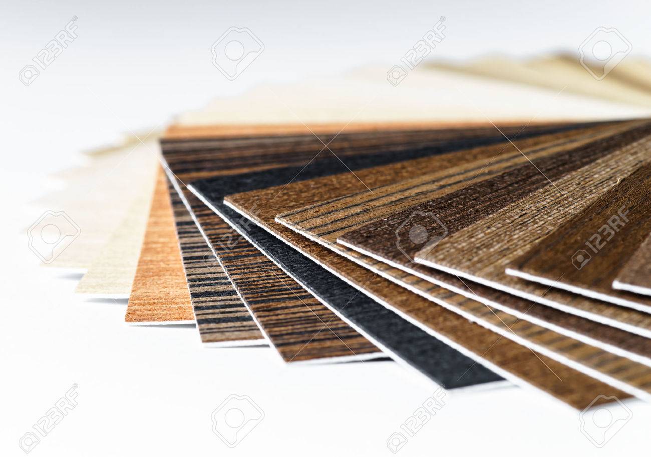 Thin wooden samples sheaf. Interior design industry. - 24345607 Thin wooden samples sheaf. Interior design industry. - 24345607