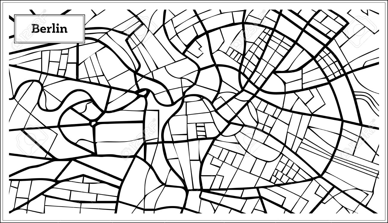 黒と白の色でベルリンドイツ地図 ベクトルイラストアウトラインマップ のイラスト素材 ベクタ Image 黒と白の色でベルリンドイツ地図 ベクトルイラストアウトラインマップ のイラスト素材 ベクタ Image