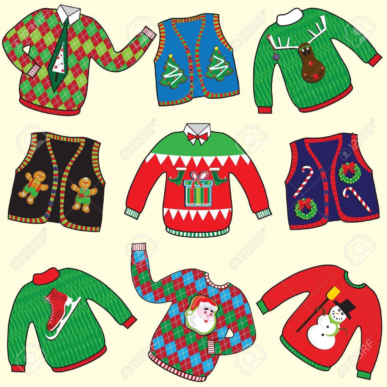UGLY Christmas Sweaters Party Invitation UGLY Christmas Sweaters Party Invitation