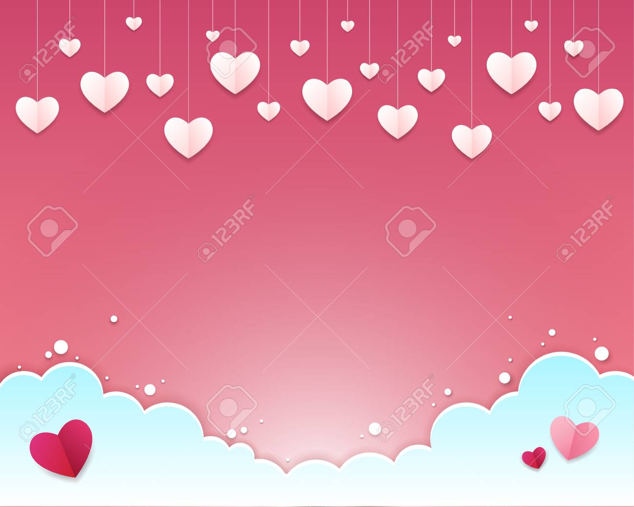 heart shape paper craft