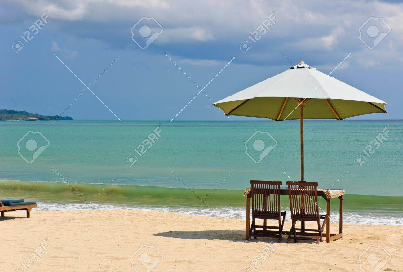 Plage De Jimbaran à Bali Indonésie