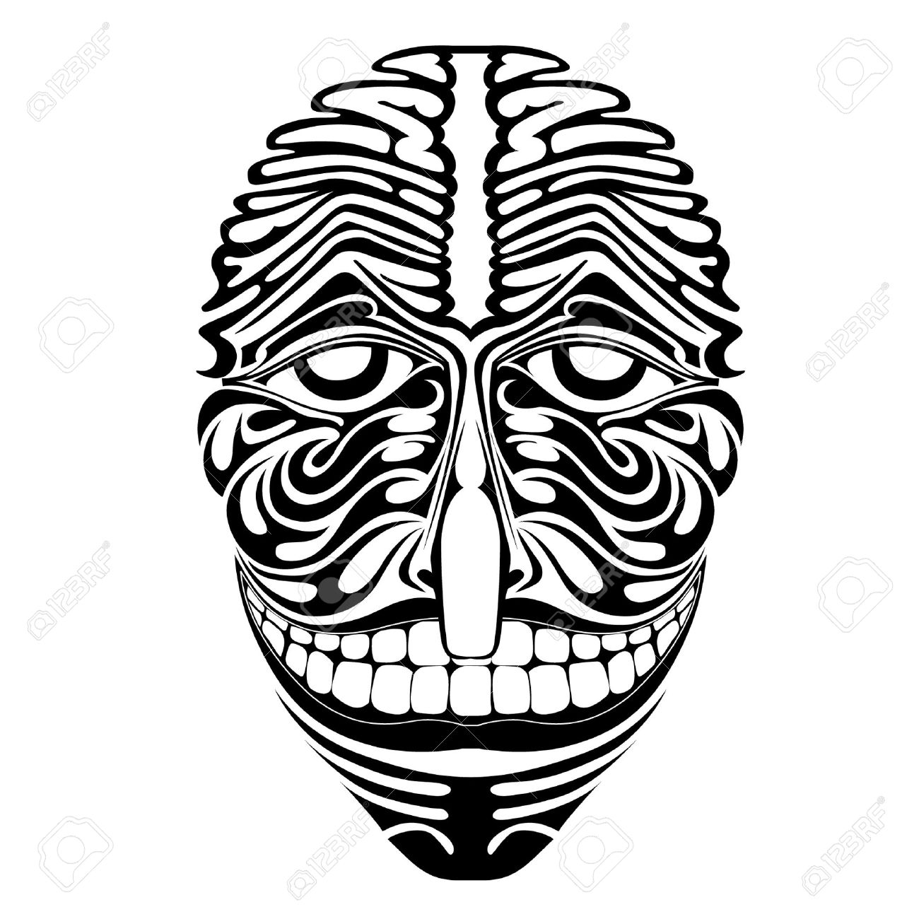 Esprit Demoniaque Silhouette Face A Joker Clip Art Libres De Droits Vecteurs Et Illustration Image Esprit Demoniaque Silhouette Face A Joker Clip Art Libres De Droits Vecteurs Et Illustration Image