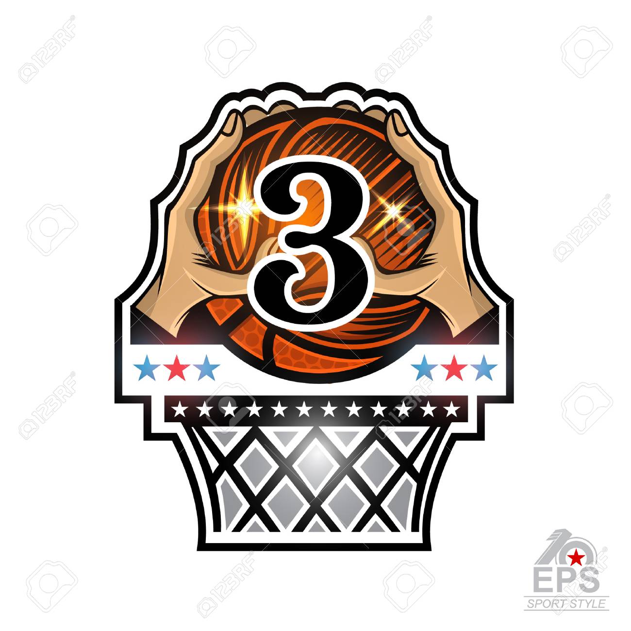 basketball number 3