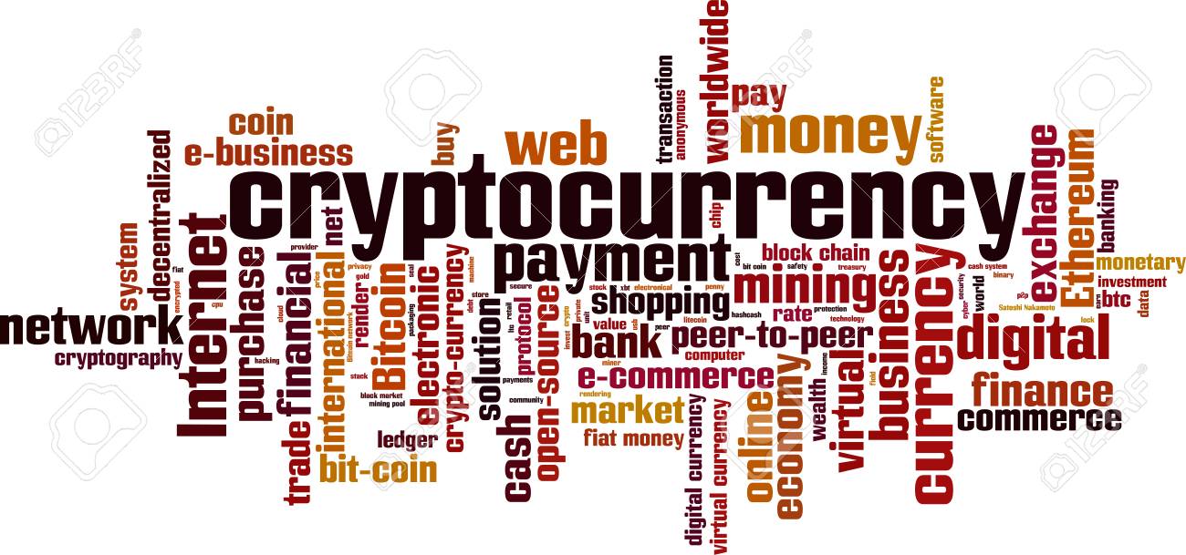 Cryptocurrency Word Cloud Concept. Vector Illustration Royalty Free SVG,  Cliparts, Vectors, and Stock Illustration. Image 89832931.