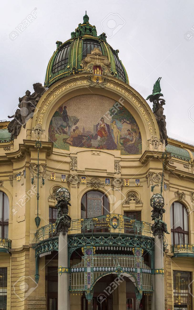 Municipal House is a civic building in Art Nouveau architecture..