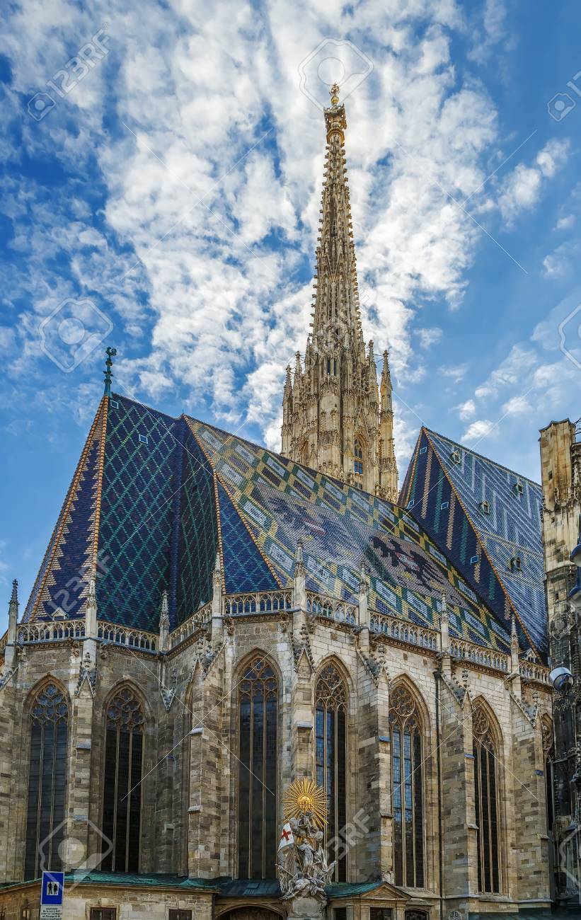 聖シュテファン大聖堂 ウィーン オーストリアで最も重要な宗教建物 の写真素材 画像素材 Image