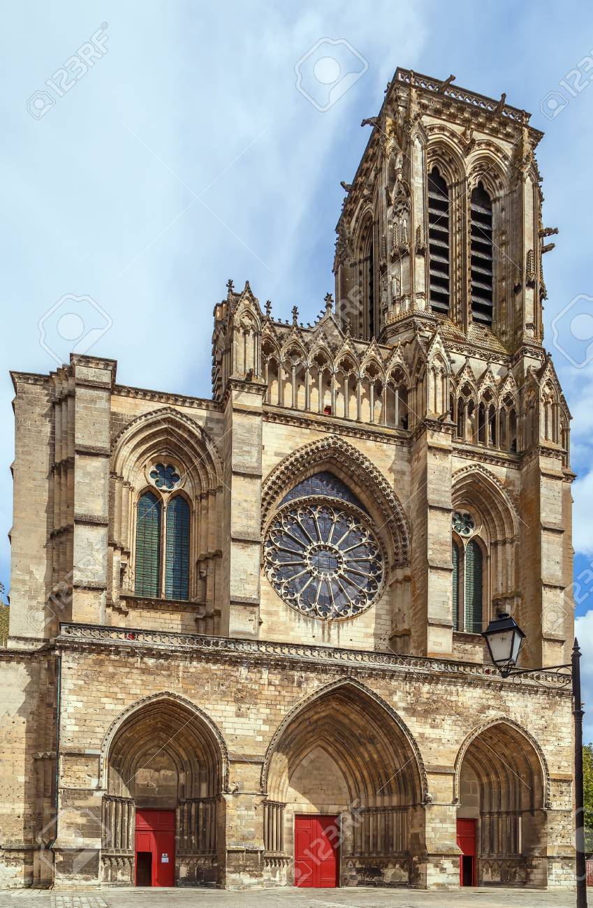 soissons cathedral basilica is a gothic cathedral in soissons
