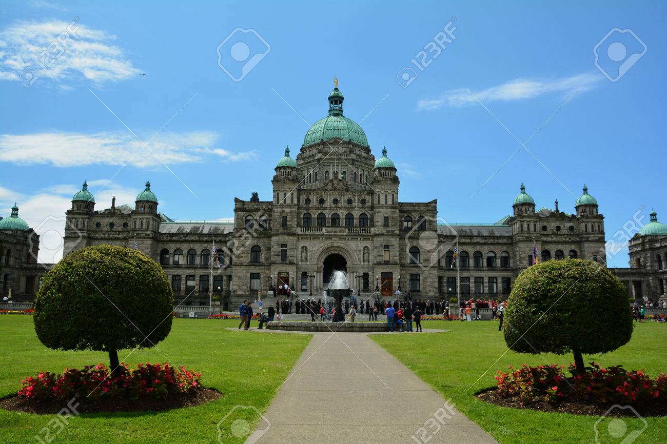ビクトリアの議会建物 カナダ ブリティッシュ コロンビア州の首都 の写真素材 画像素材 Image