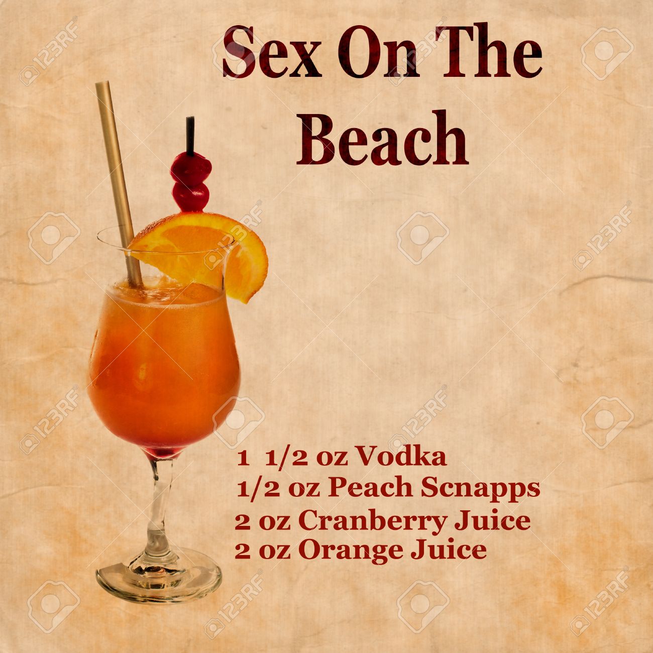 Alte Vintage Oder Grunge Rezept Notebook Mit Sex On The Beach Cocktail Auf Der Page Room Fur Text Lizenzfreie Fotos Bilder Und Stock Fotografie Image 42529745