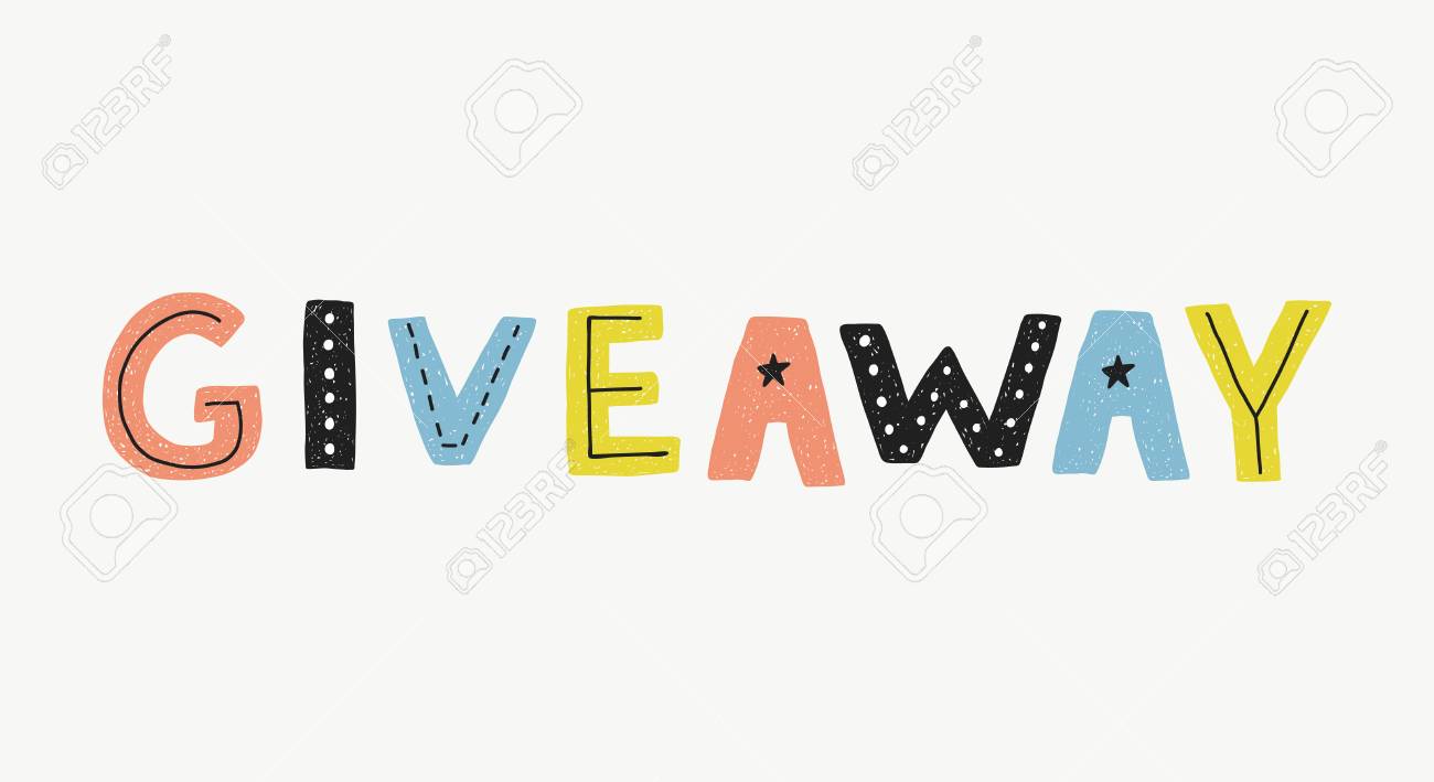 giveaway vector banner template royalty free cliparts vectors and