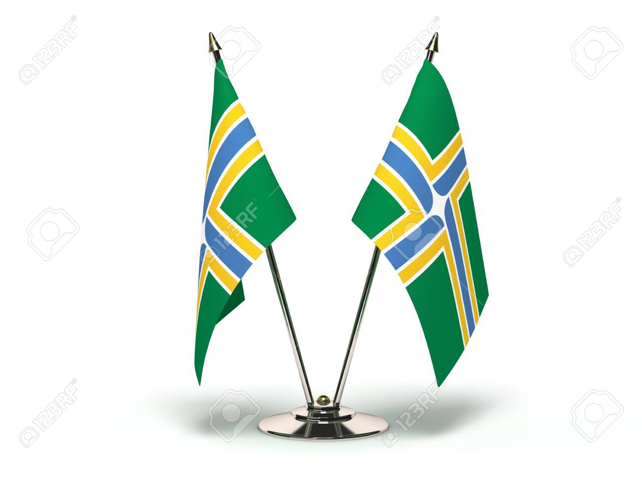 Oregon Portland Flag (Flags Isolated with clipping path) - 121132456 Oregon Portland Flag (Flags Isolated with clipping path) - 121132456