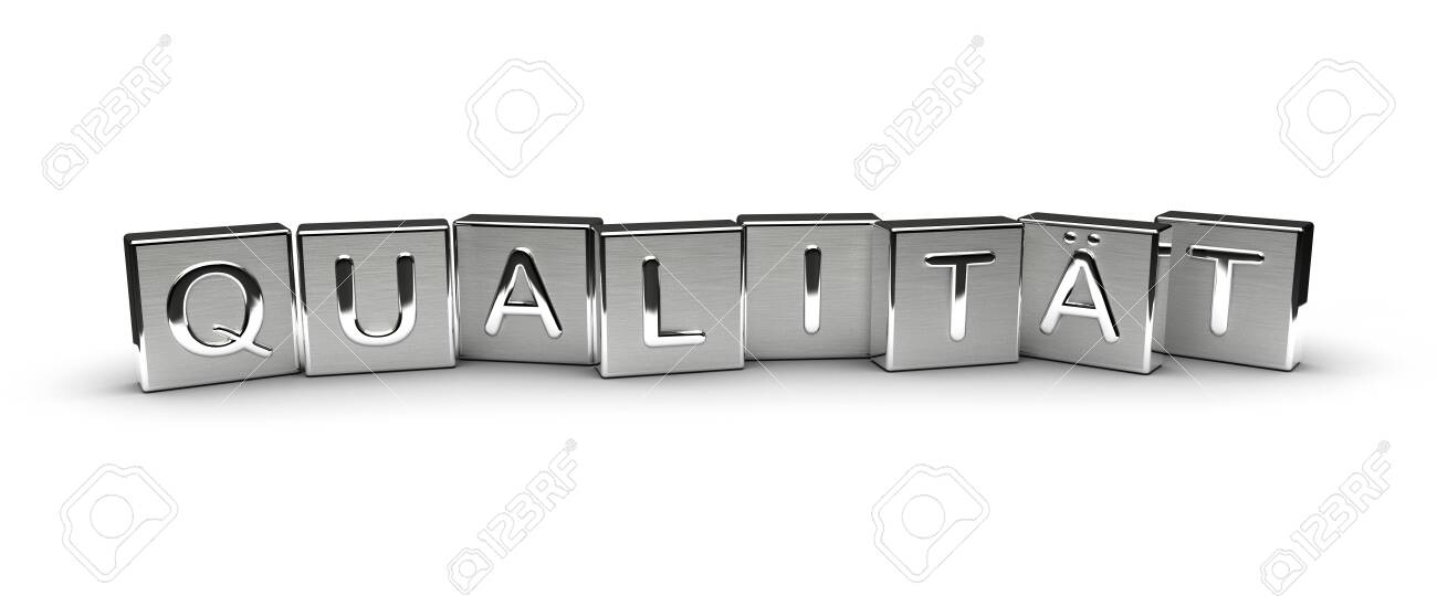 Metal Qualität Text (isolated on white background) - 146281539 Metal Qualität Text (isolated on white background) - 146281539