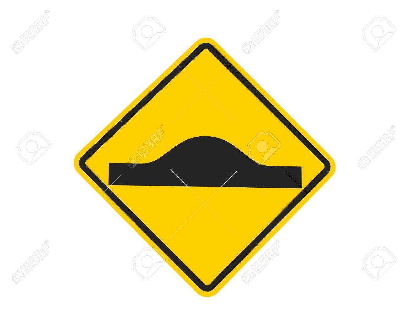 アメリカ輸入看板 BUMP標識　黄色 BUMP標識 黄色 USAストリート看板 SPEED BUMP speed-bumps