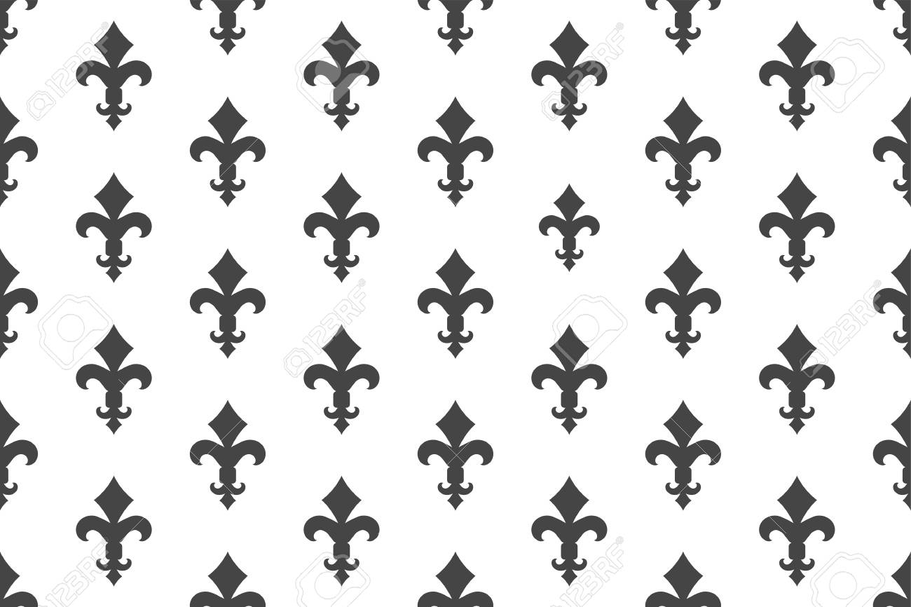 Lily Flower Symbol Nobility of Knights in Medieval Time European Iris Icon Background for Photography Kids Adult Photo Booth Video Shoot Vinyl Studio Props Fleur De Lis 10x15 FT Photography Backdrop