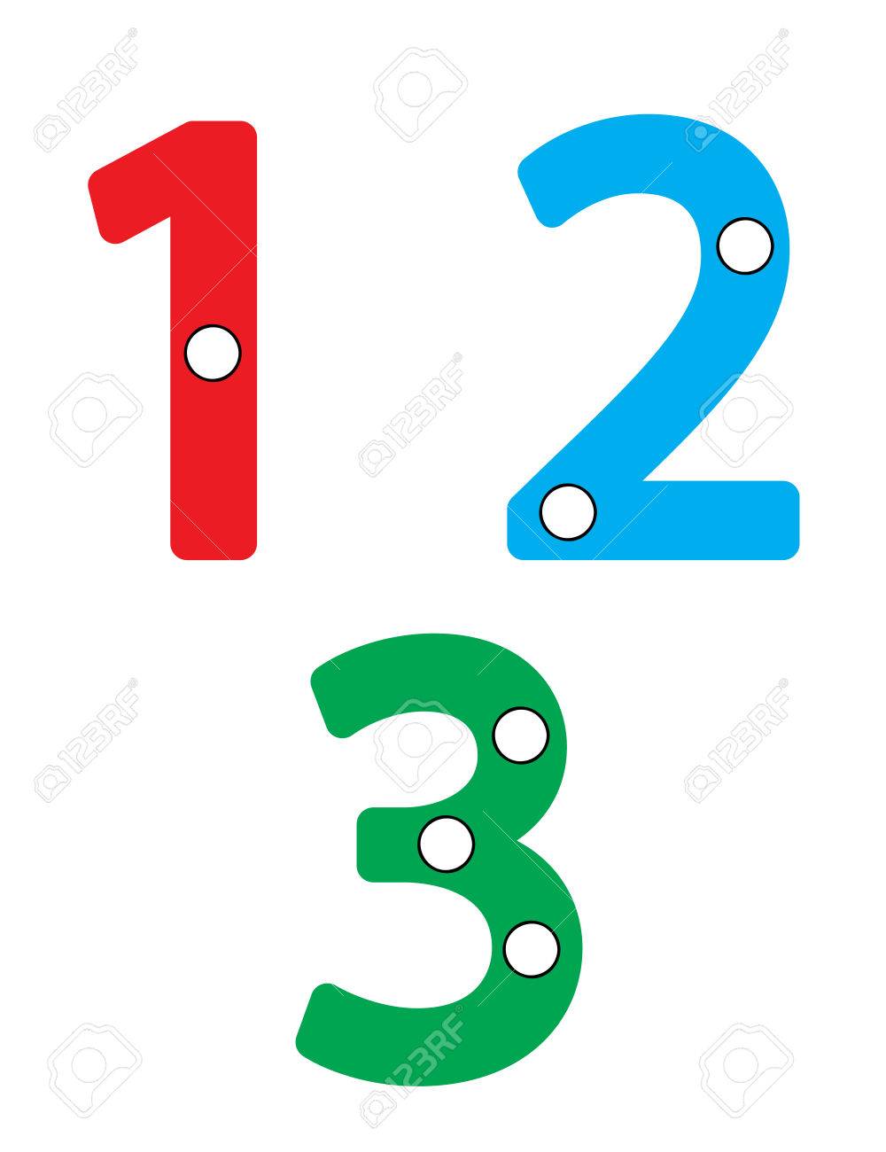 幼児の学習ゲーム デジタル プラスティシン パッチやドット マーカー ページ細かい運動能力を開発するには のイラスト素材 ベクタ Image