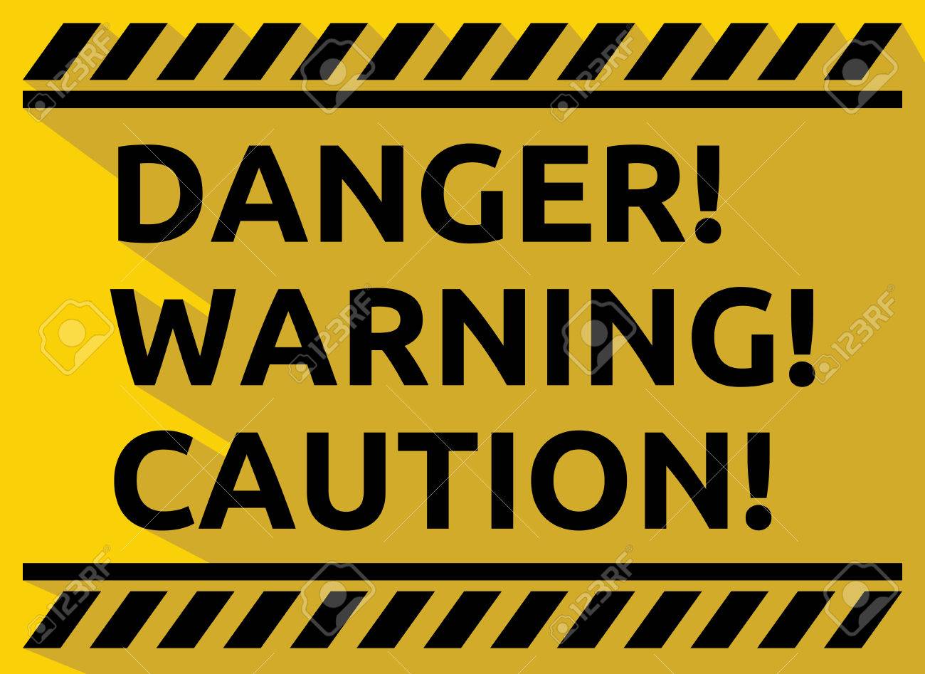 危険警告注意サインのイラスト素材 ベクタ Image