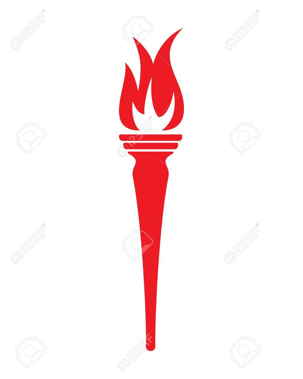 Antorcha Vector Icono Ilustraciones Vectoriales Clip Art Vectorizado Libre De Derechos Image 68116221