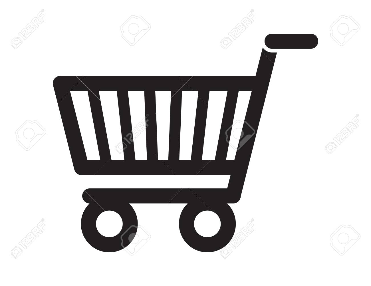ショッピング カートのベクトルのアイコン のイラスト素材 ベクタ Image