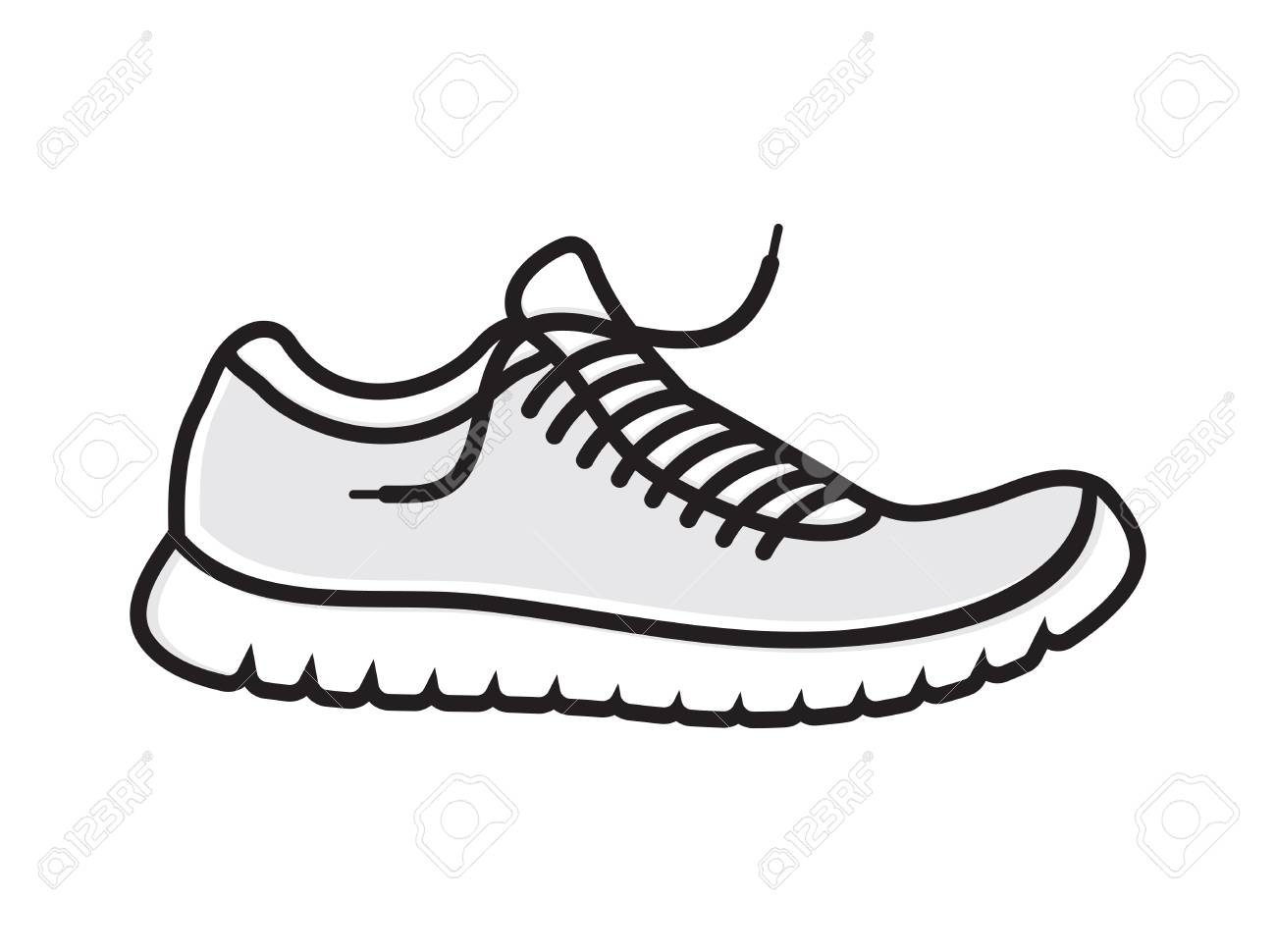 Running shoes icon