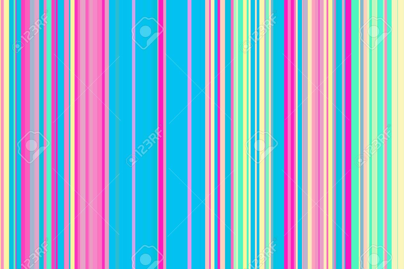 ストライプ模様の抽象画