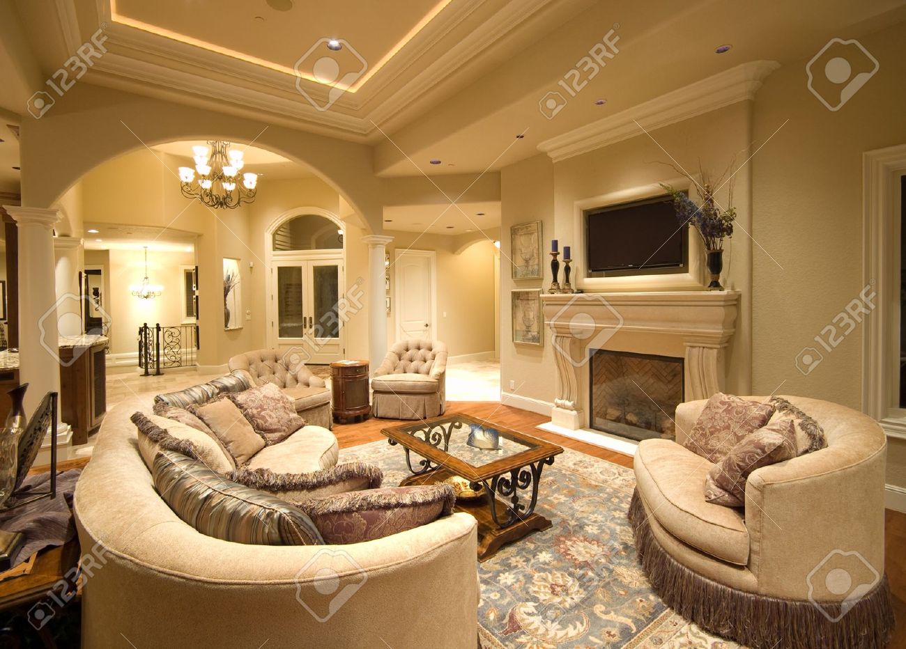 Beautiful Living Rooms With Fireplace beautiful living room interior in luxury home with fireplace Beautiful Living Rooms With Fireplace beautiful living room interior in luxury home with fireplace