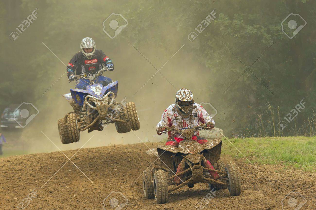 Two quad motorbike racers - 12849013 Two quad motorbike racers - 12849013