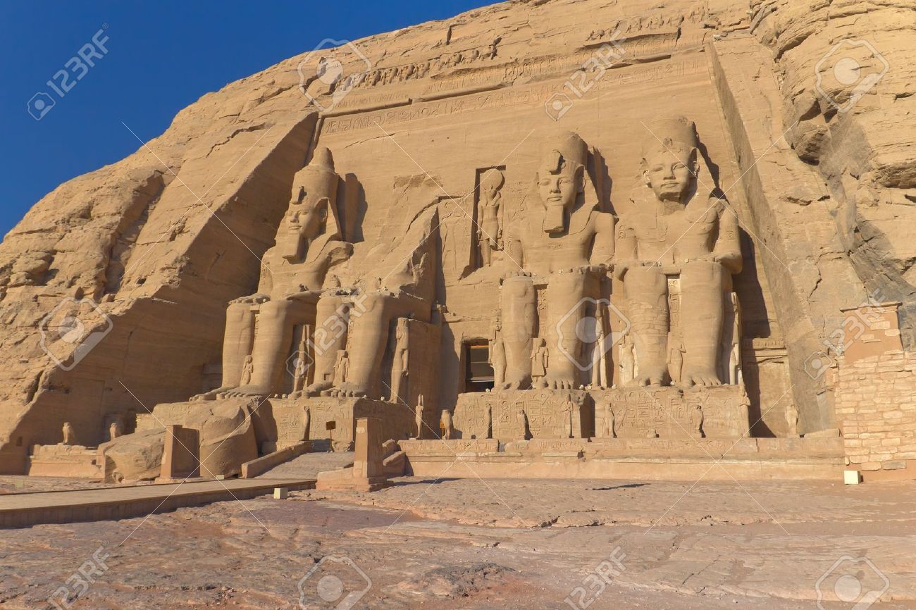 Abu Simbel Temple of King Ramses II, a masterpiece of pharaonic arts and buildings in Old Egypt - 12998837 Abu Simbel Temple of King Ramses II, a masterpiece of pharaonic arts and buildings in Old Egypt - 12998837