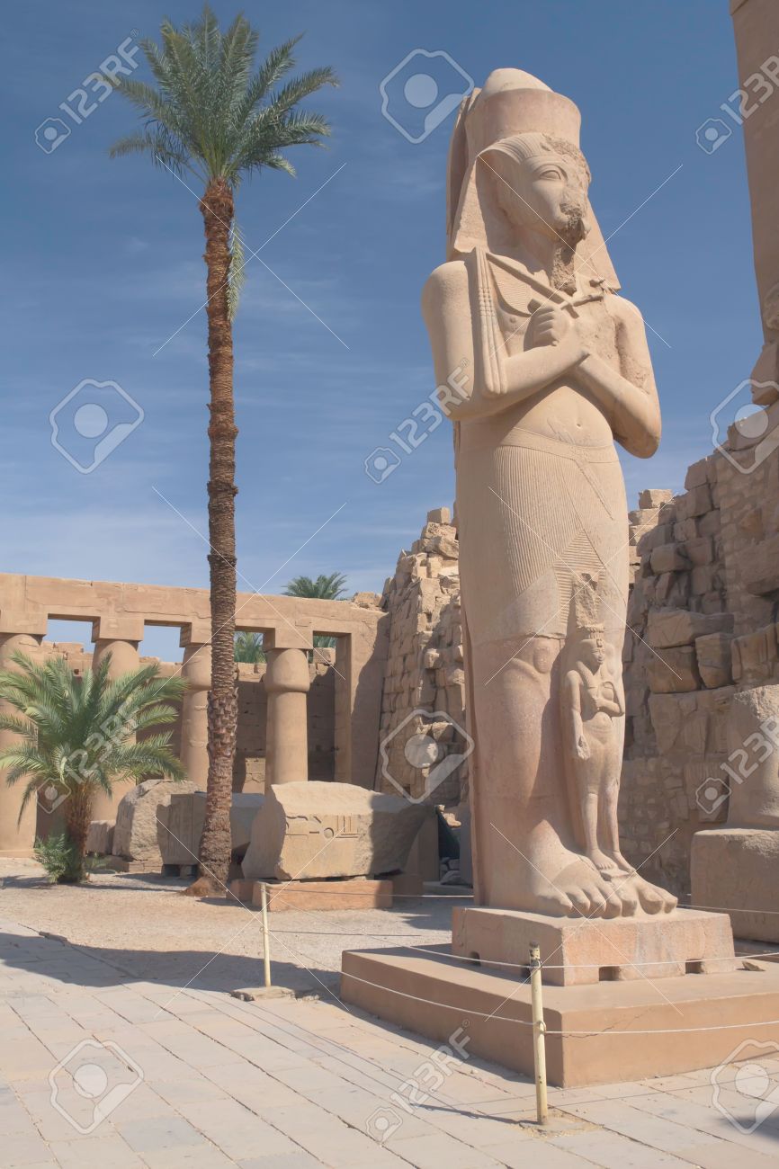 Rameses II Statue at Karnak Temple Luxor, Egypt - 13408254 Rameses II Statue at Karnak Temple Luxor, Egypt - 13408254