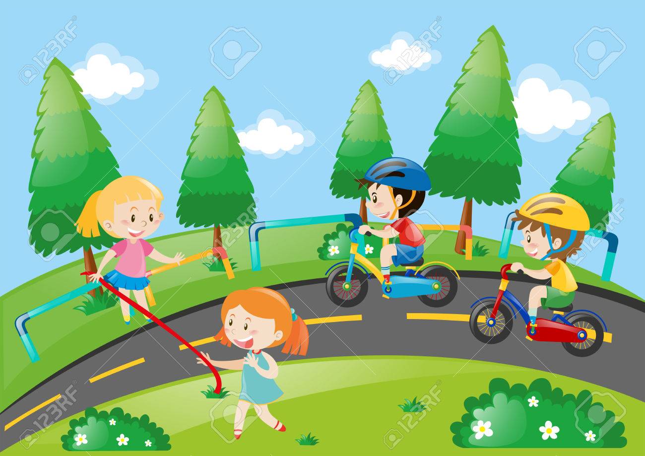 child racing bike