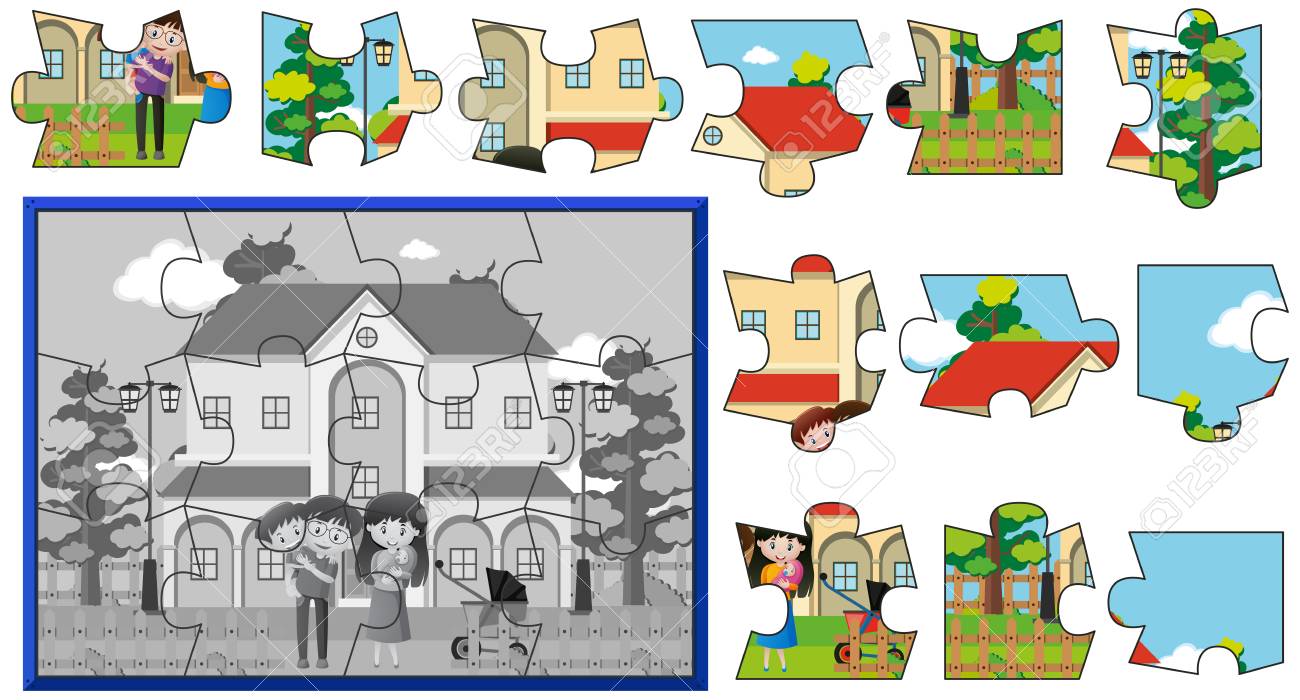 rompecabezas familia