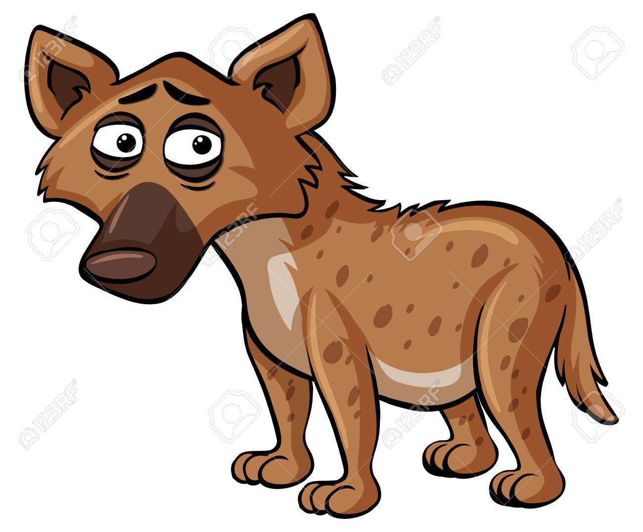 悲しい顔のイラストがハイエナ のイラスト素材 ベクタ Image 悲しい顔のイラストがハイエナ のイラスト素材 ベクタ Image