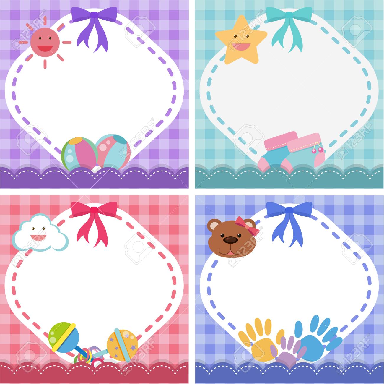 baby border template
