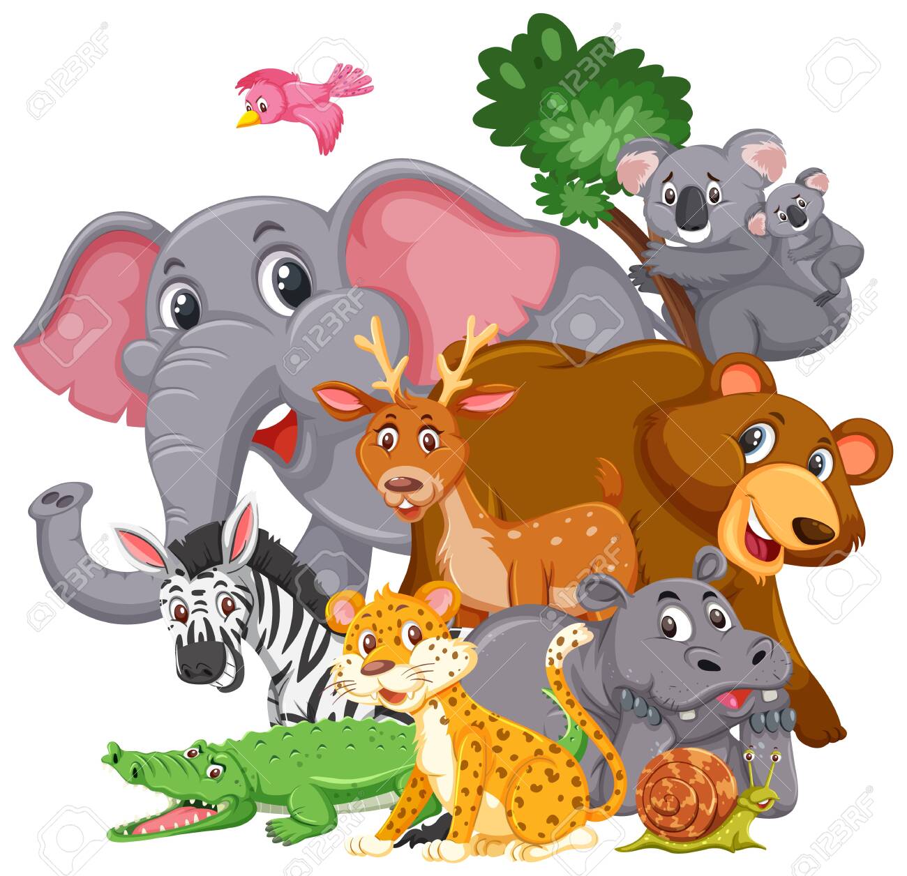Different Types Of Wild Animals On White Background Illustration Royalty Free SVG, Cliparts, Vectors, And Stock Illustration. Image 139179273. Different Types Of Wild Animals On White Background Illustration Royalty Free SVG, Cliparts, Vectors, And Stock Illustration. Image 139179273.