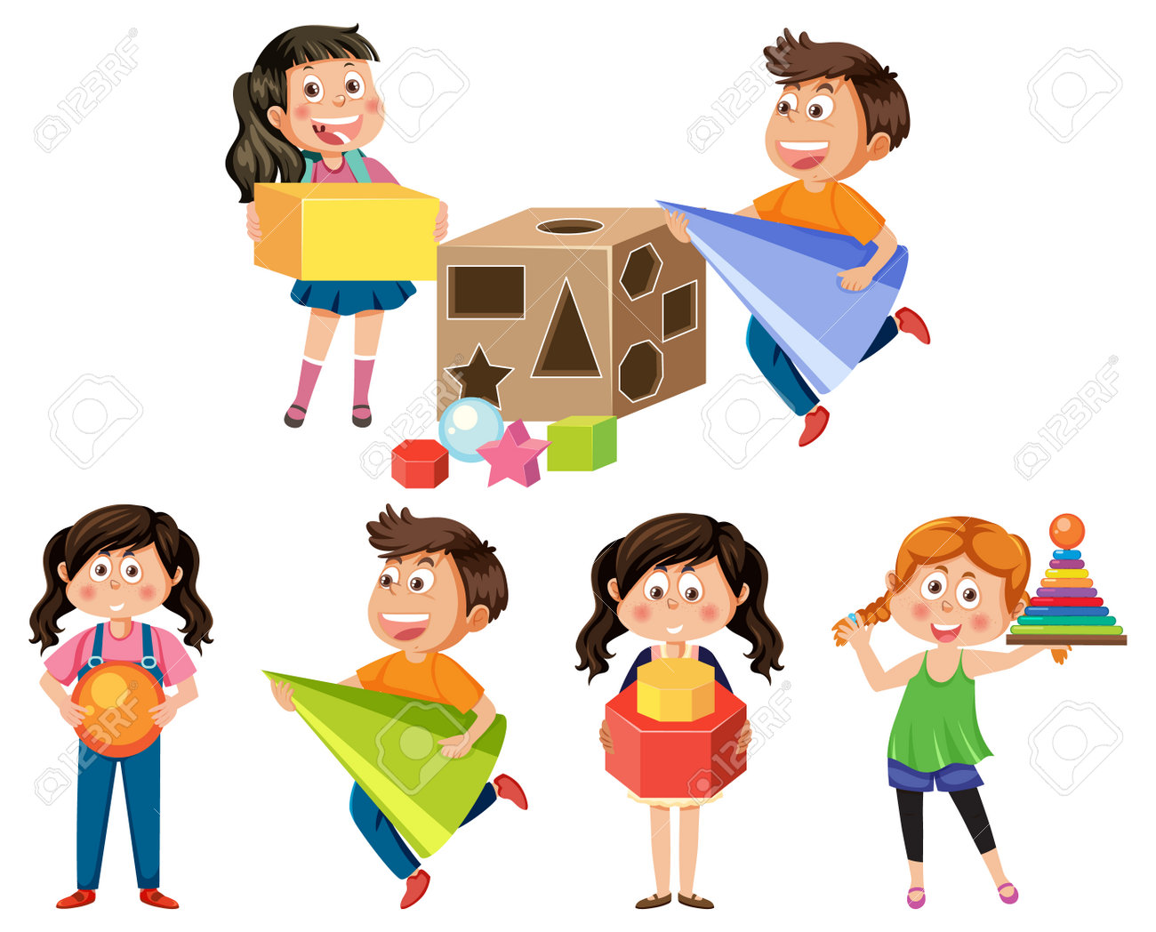Mathematics Kids Cartoon Set Illustration Royalty Free SVG, Cliparts,  Vectors, and Stock Illustration. Image 198289721., image size:1300x1048