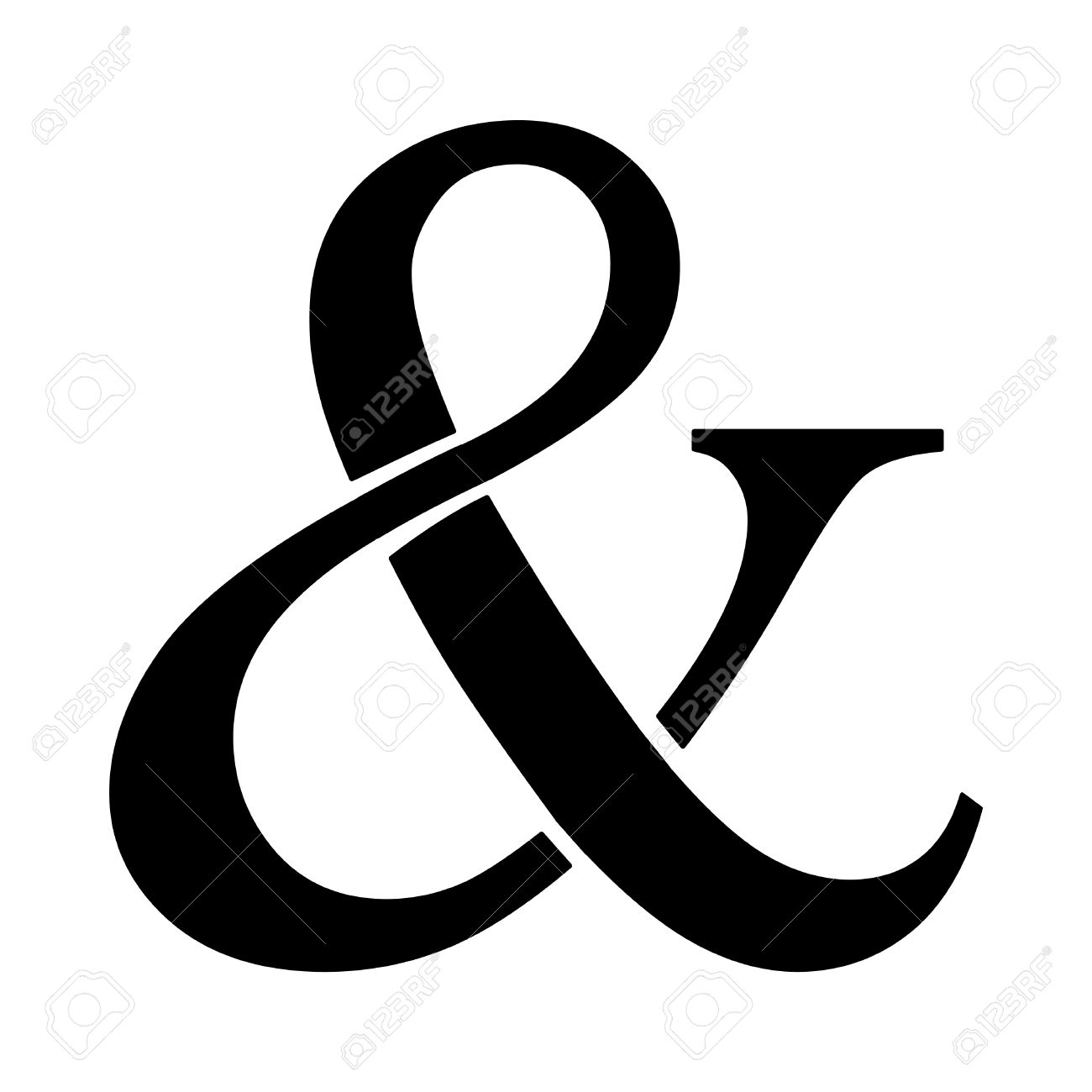 ampersand vector icon royalty free cliparts vectors and stock