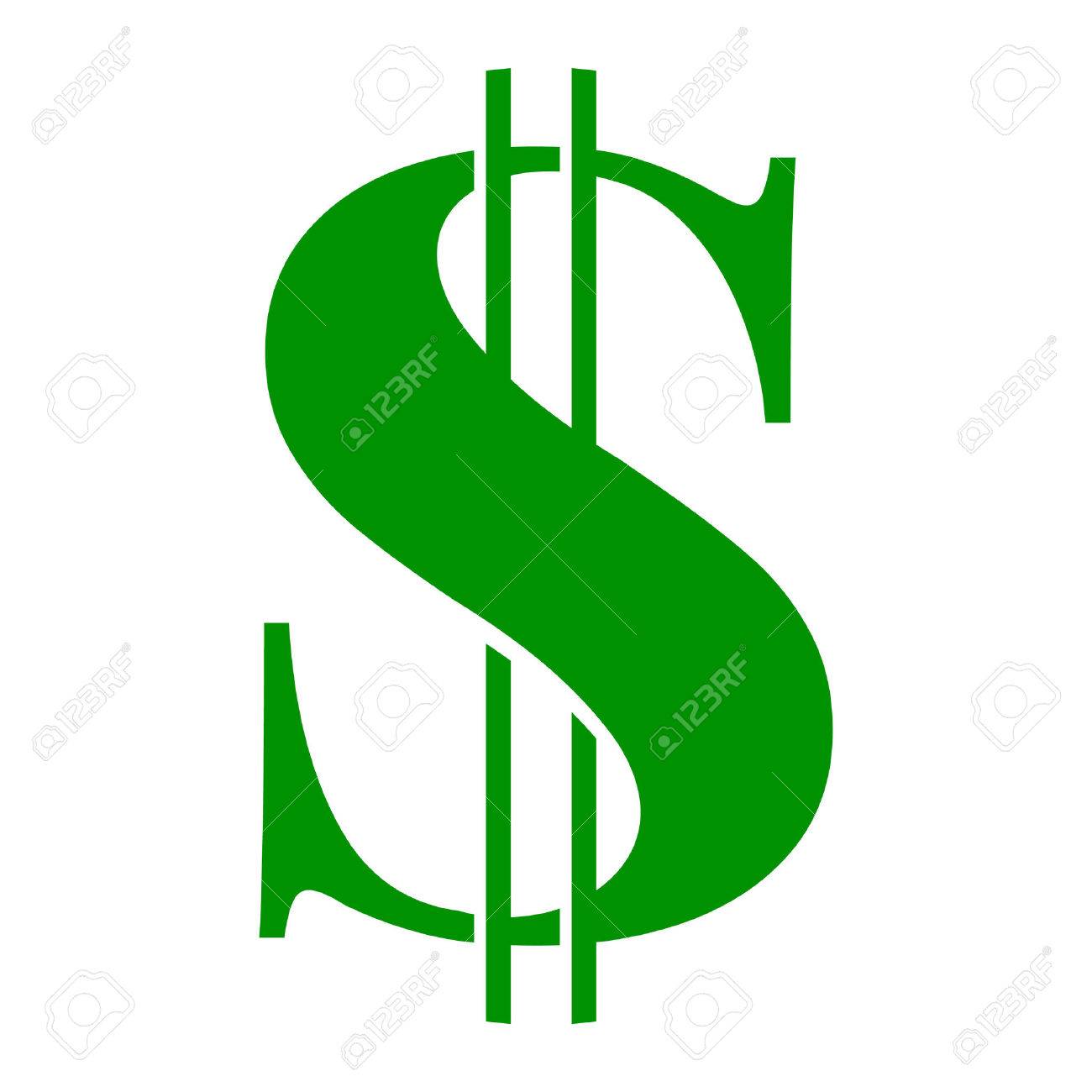 dollar sign vector icon