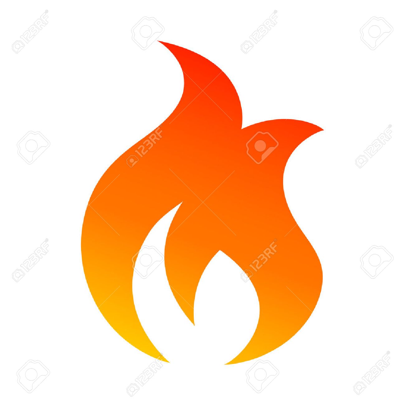 flame vector icon royalty