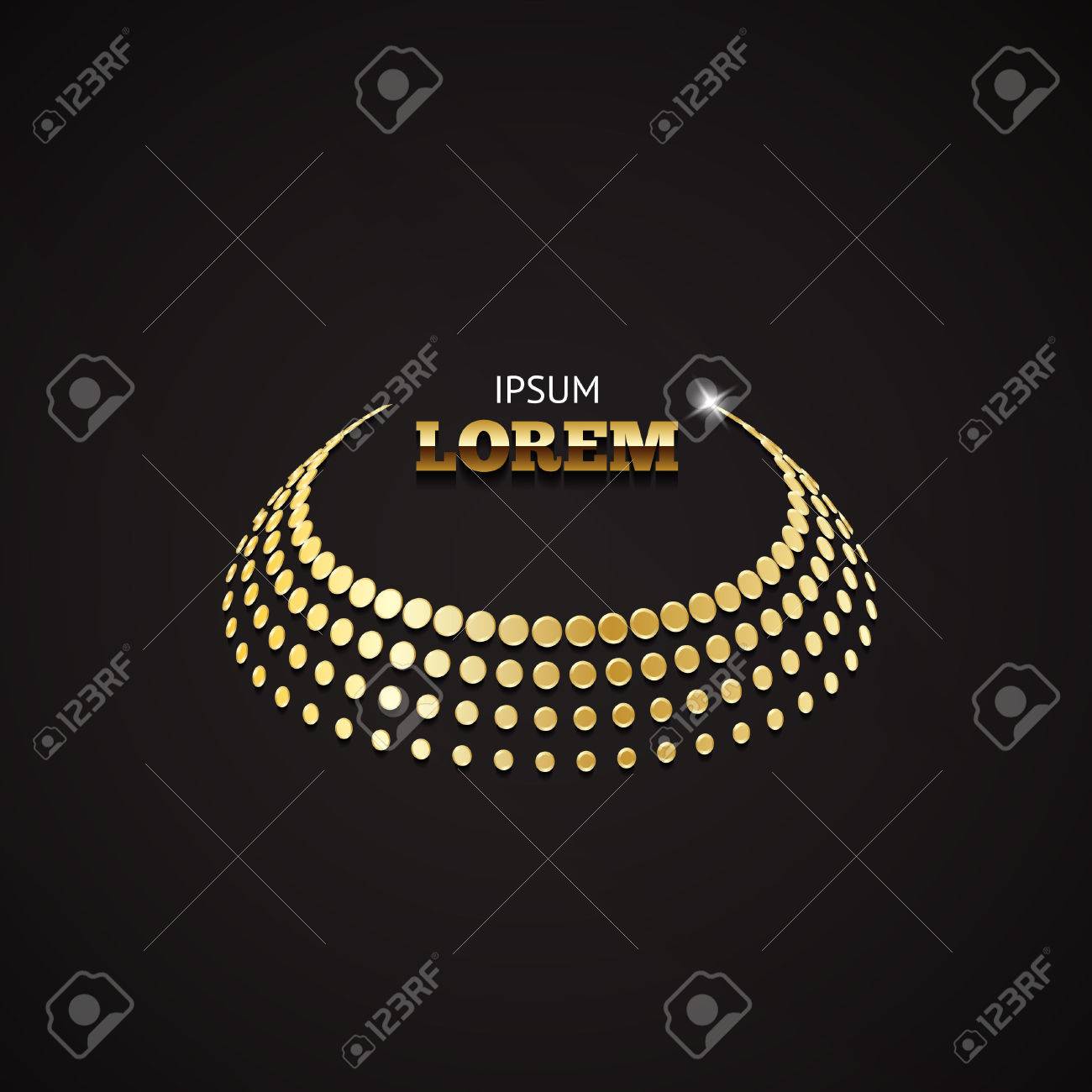 gold crown logo concept shiny corporate business symbol vector