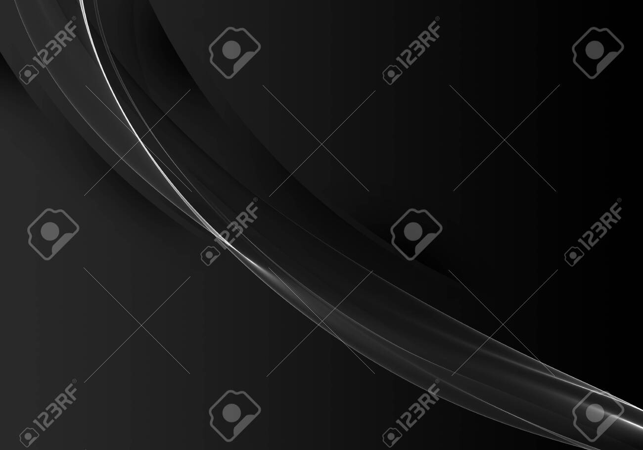 Abstract Dark Background With Dynamic Grey And Black Lines For Stock Photo Picture And Royalty Free Image Image