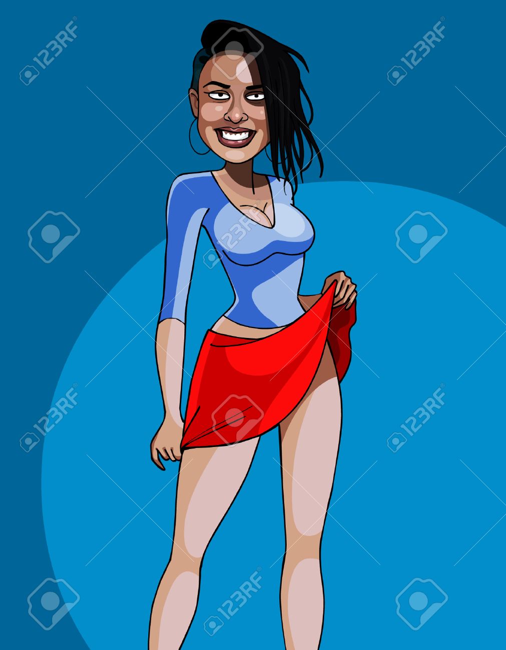 Her Skirt Royalty Free SVG, Cliparts