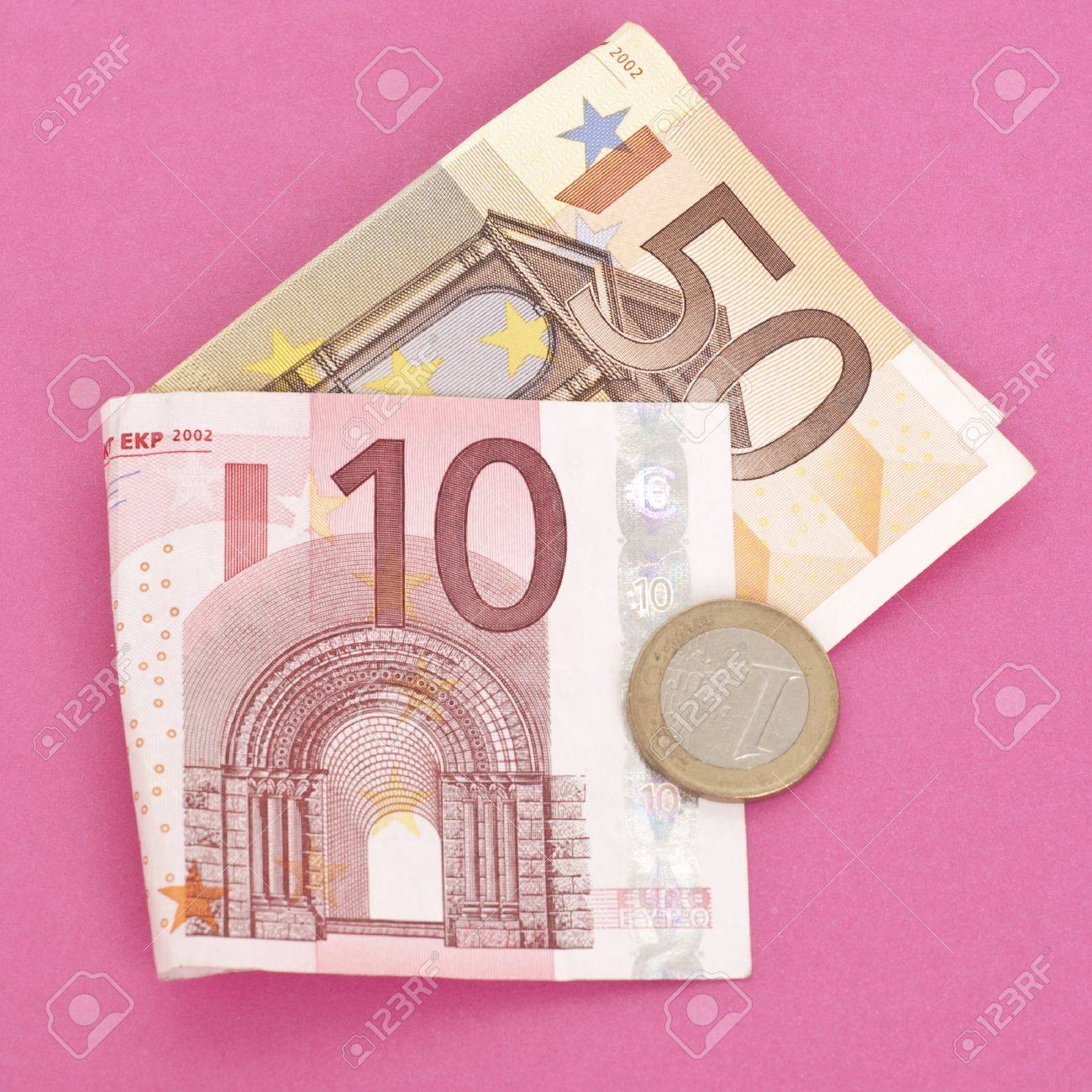 Euro Currency With A Modern Twist On A Hot Pink Background Stock Photo Picture And Royalty Free Image Image