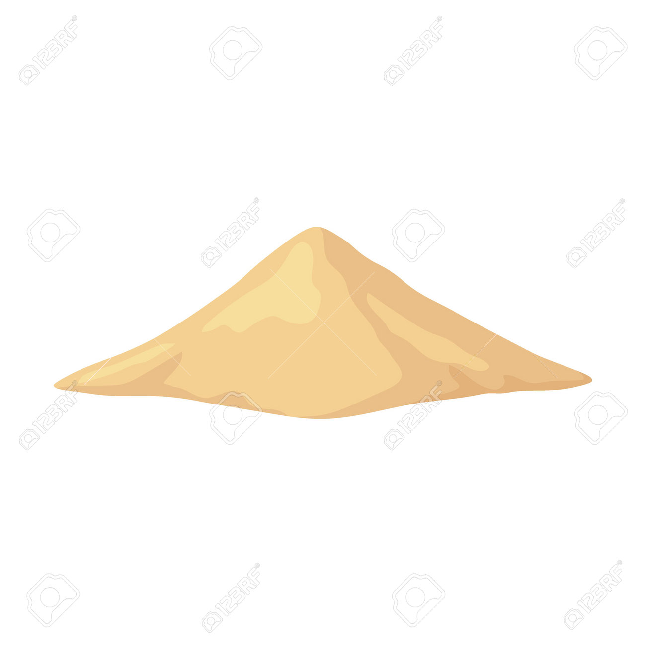 Building Materials Vector Illustration. Piles Of Construction 