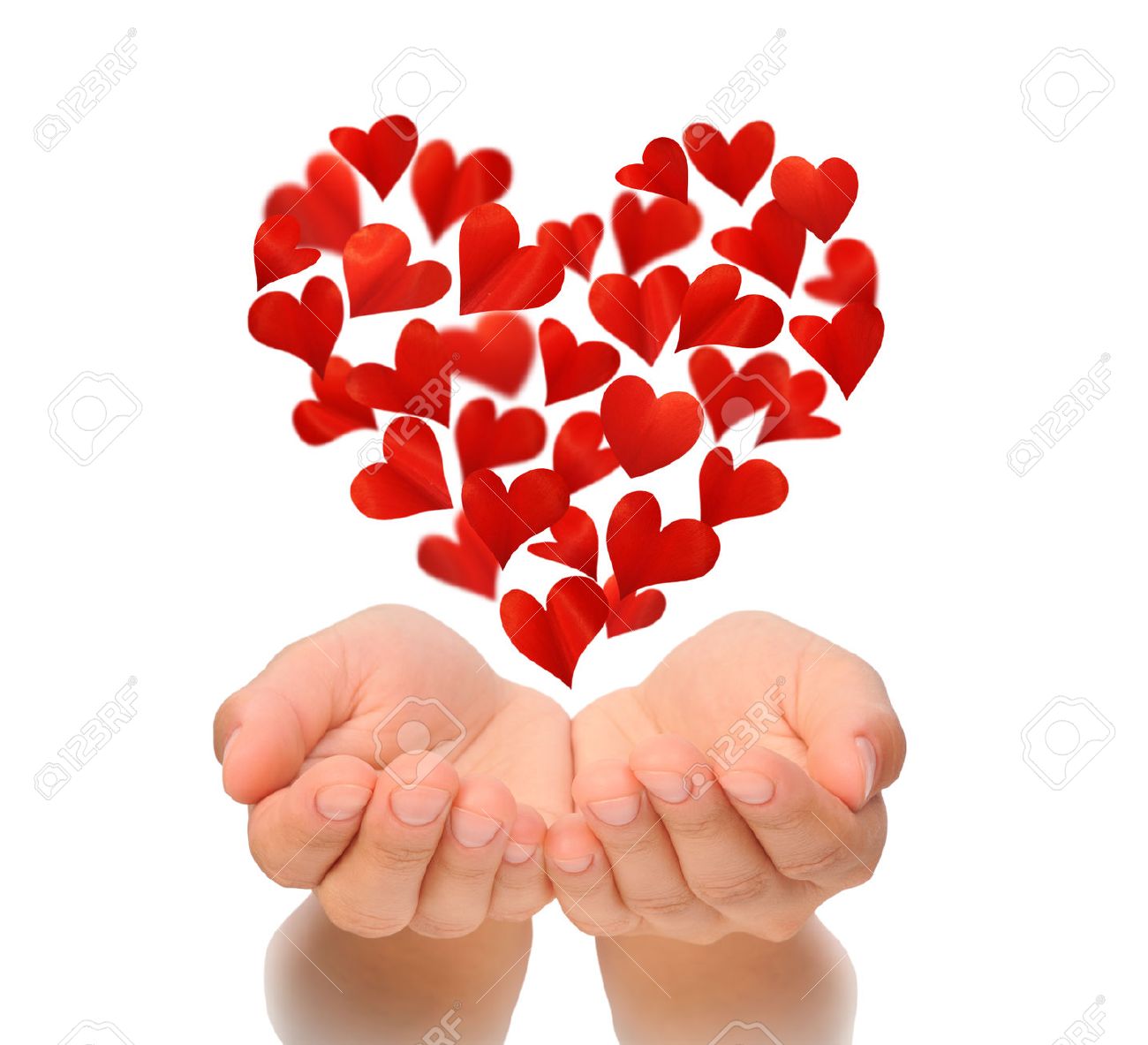 hearts in heart shape