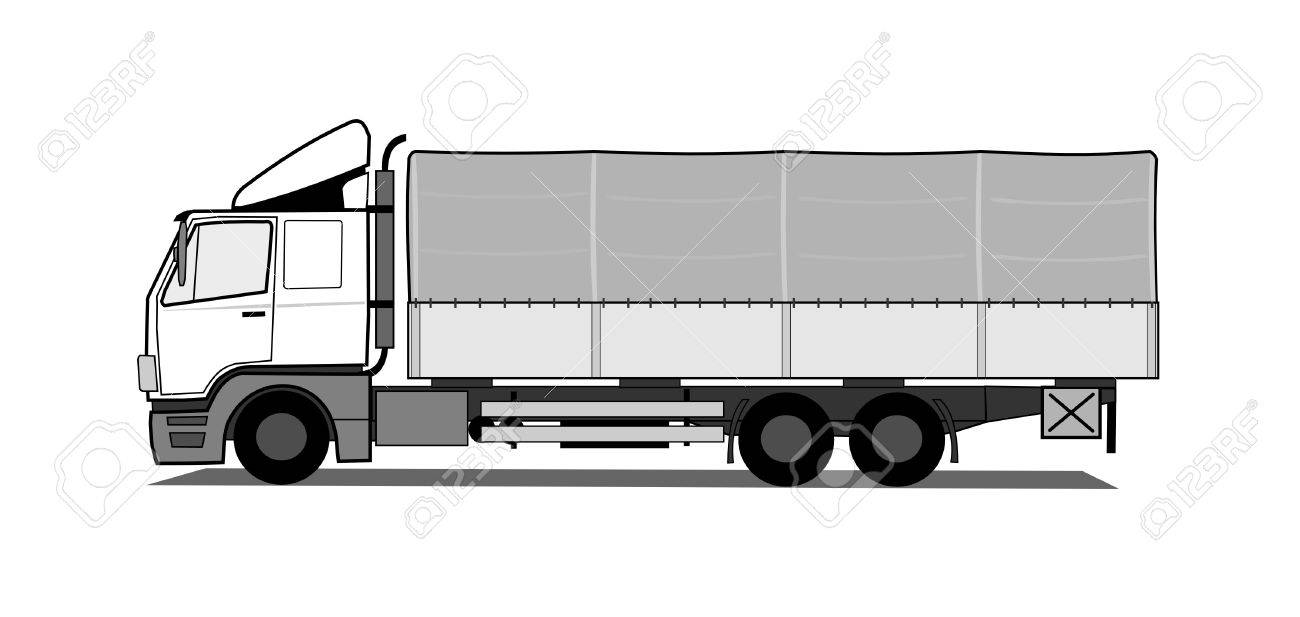 Camión Ilustraciones Svg, Vectoriales, Clip Art Libre De Derechos. Image 16214165.