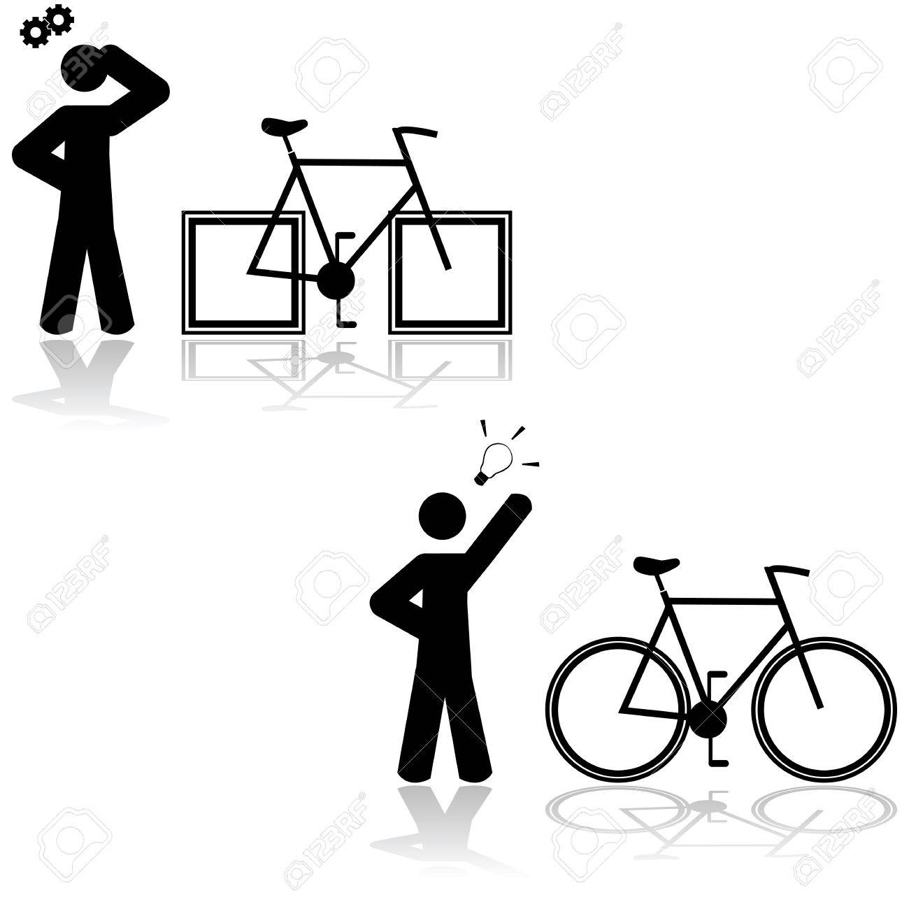 bicycle with square wheels