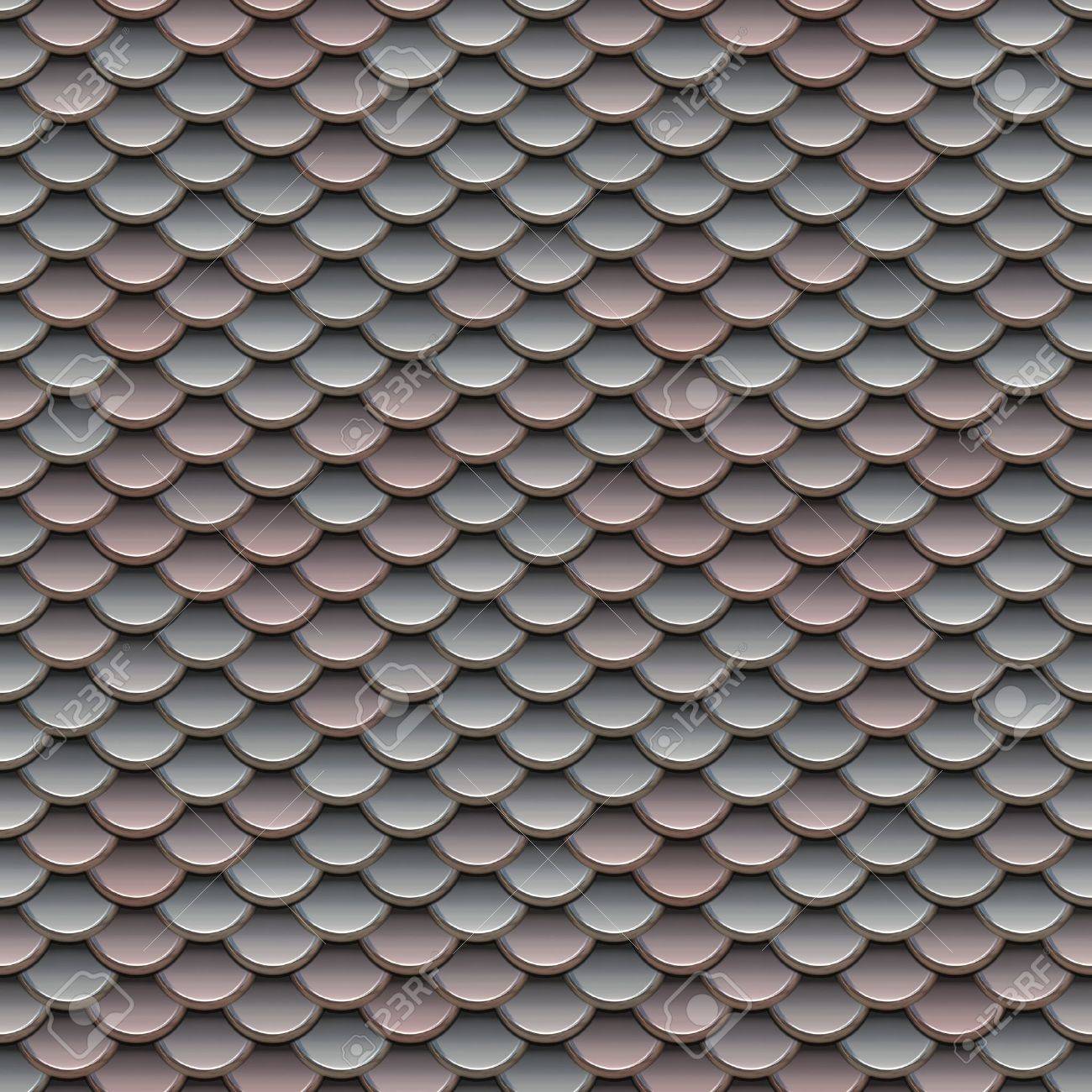 Pink and Silver Scales Seamless Pattern Illustration - 13264670 Pink and Silver Scales Seamless Pattern Illustration - 13264670