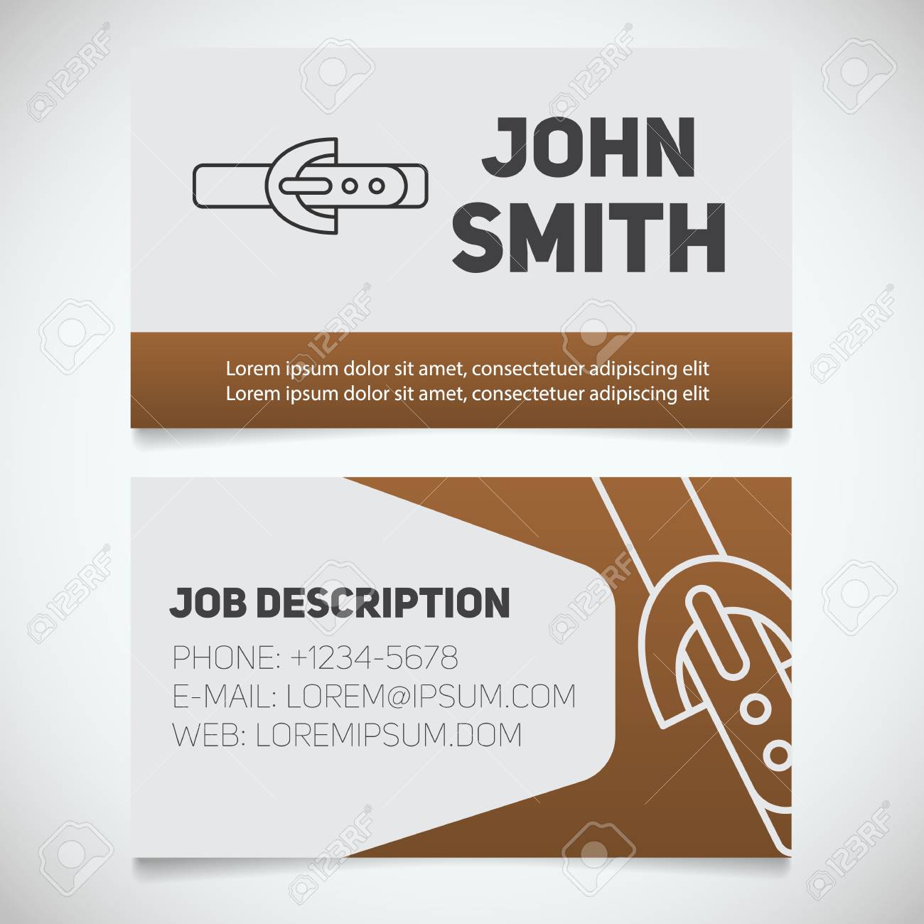 business card print template