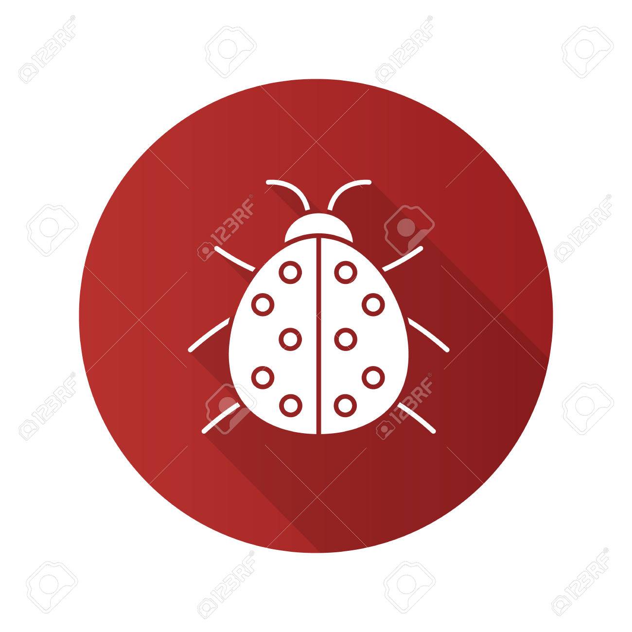 てんとう虫フラット デザイン長い影グリフ アイコン テントウムシ ベクター シルエット イラストのイラスト素材 ベクタ Image てんとう虫フラット デザイン長い影グリフ アイコン テントウムシ ベクター シルエット イラストのイラスト素材 ベクタ Image