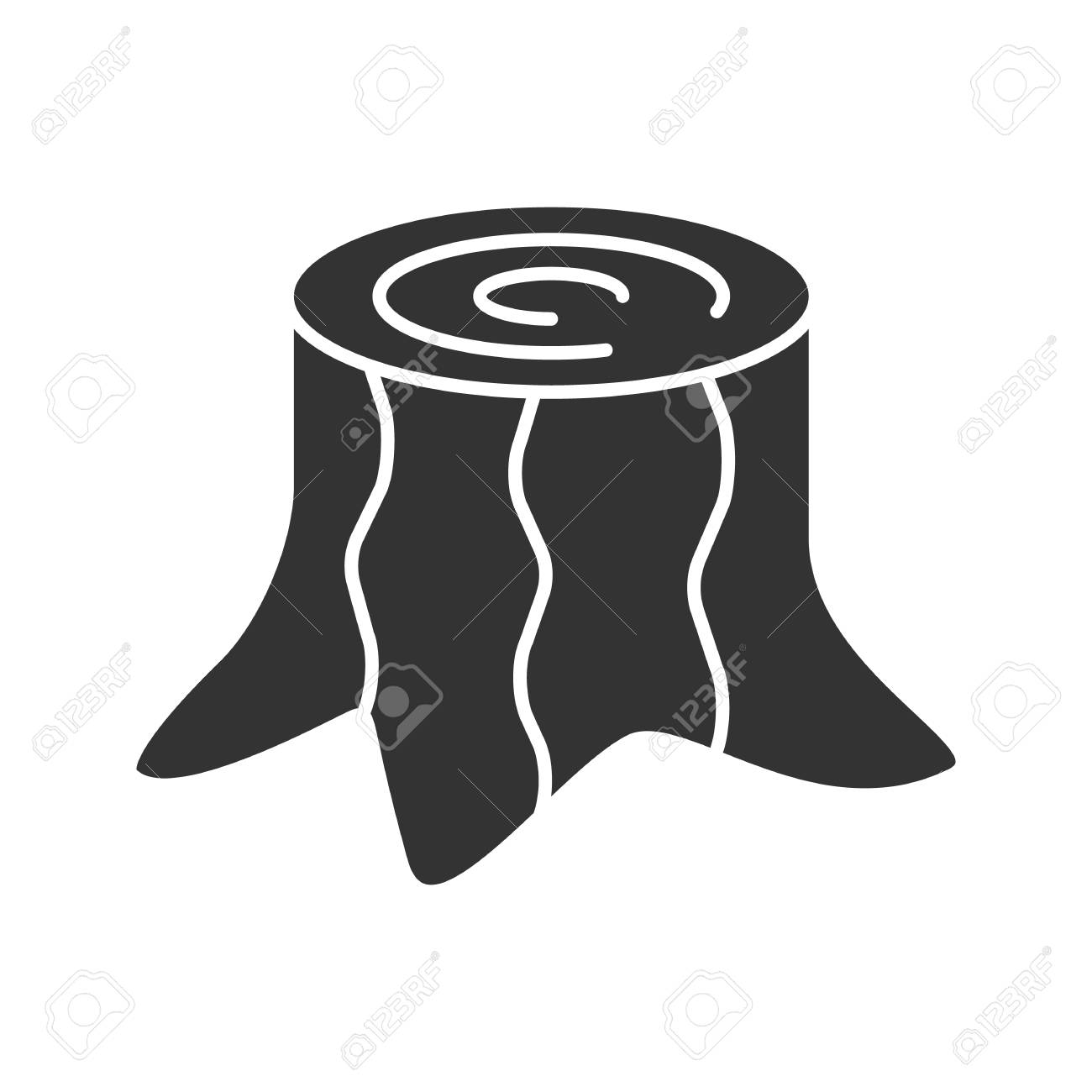 切り株記号アイコンのイラスト素材 ベクタ Image 85364457