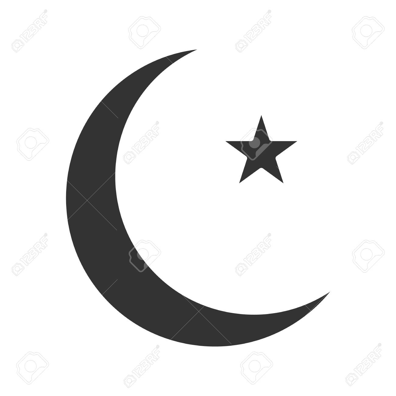 star and crescent moon